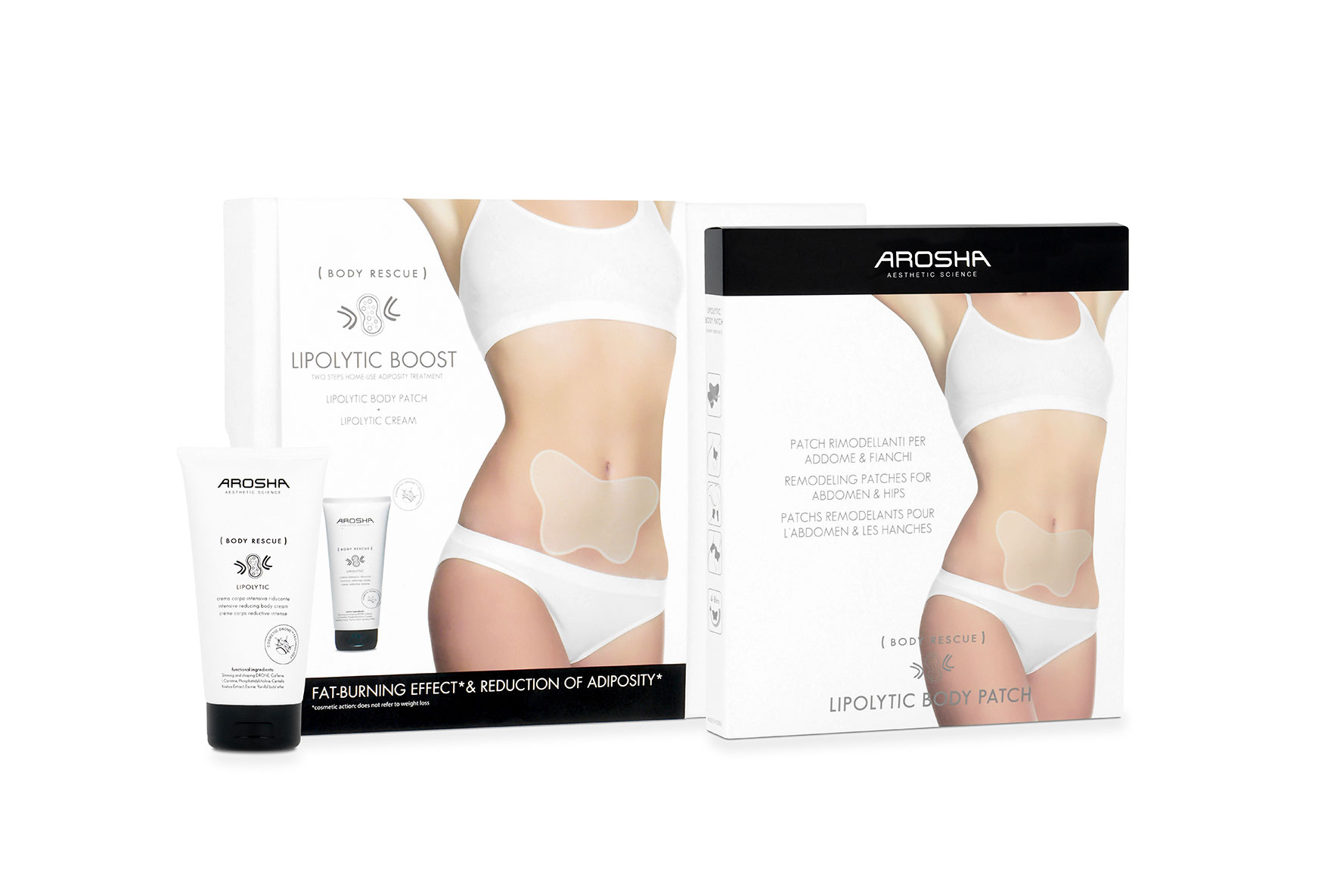 AROSHA BODY SLIM KIT: AROSHA BODY SLIM & LIPOLYTIC 200 ml. – Chic by Moniq